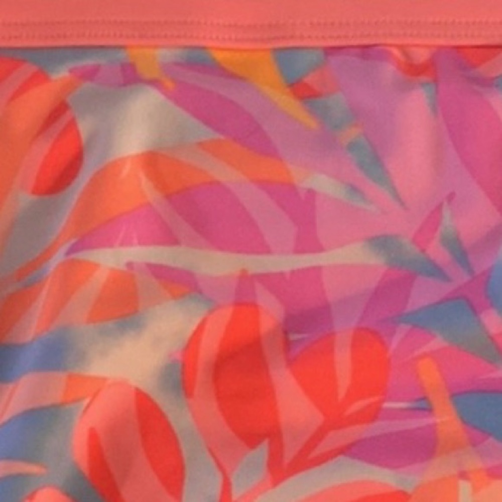 ZeroXPosur Swimwear, Bikini Set, Sz L, 14, Tie Dye, Neon, Boho, Pastel, NWOT - Picture 4 of 16
